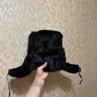 Шапка-ушанка норковая