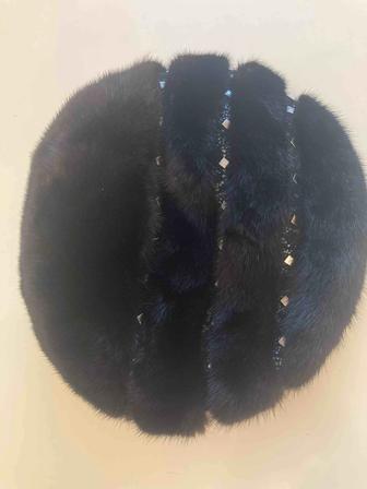 Берет норка женский