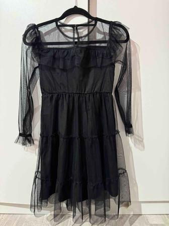 Платье черное для девочки