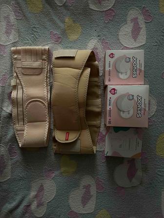 Бандаж, грудные вкладыши, пакетики для грудного молока