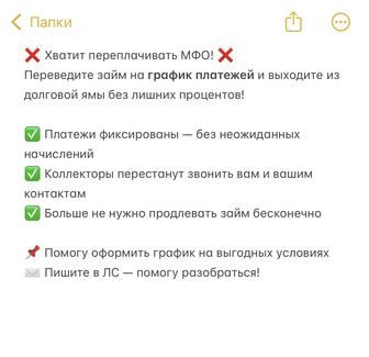 График по МФО