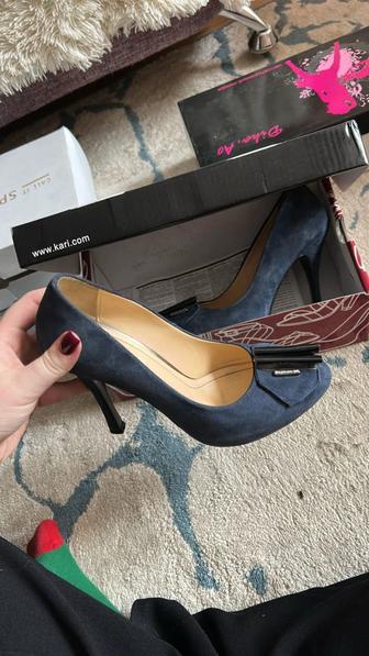 Туфли 37 размер синие