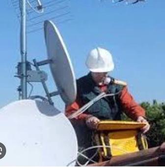 Установка монтаж настройка спутниковых антенн, телевизоров, Отау ТВ Алма Т.