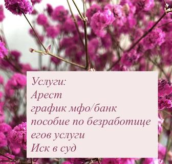 Арест/Судебный/Нотариальный/Пособие по безработице