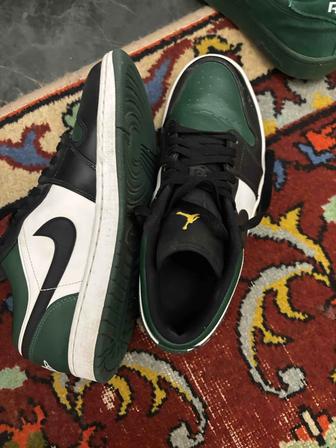 Обувь спортивная кроссовки Jordan 1 Low Green