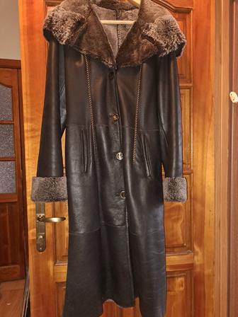 Дубленка женская кожаная 46 размер