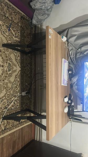 Стол компьютерный Лофт, 110х70x75 см, белый