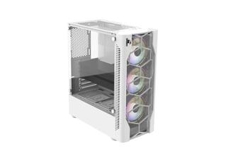 Компьютерный корпус Wintek Mistral D532-W TG белый 3x 120 мм вентилято