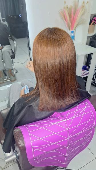Услуга кератина,ботокса для волос