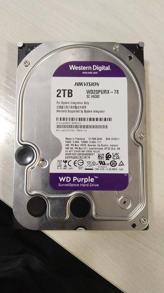 WD Purple 2Tb минимальный пробег
