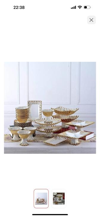 Сервиз на 6 персон, предметов 24, десертный, керамика