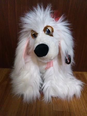 Белая пушистая собачка