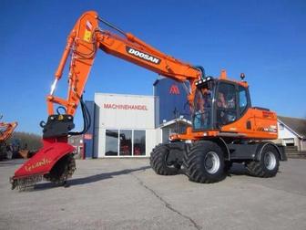 Услуги Экскаватора Doosan на колесной ходу