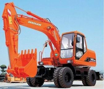 Услуги Экскаватора Doosan на колесной ходу