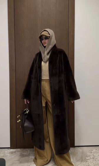 Шуба эко норка