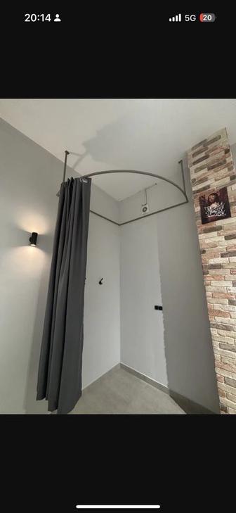 Готовая примерочная со шторой и каркасом