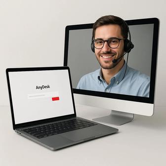 Удаленный IT-специалист / системный администратор помощь через AnyDesk