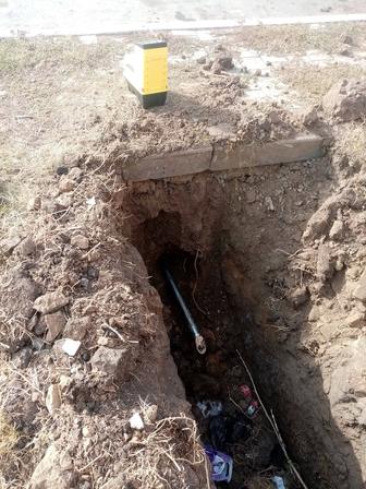 Прокол грунта ГНБ крот