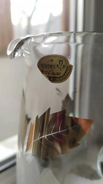 Кувшин и стаканы Bohemia Glass