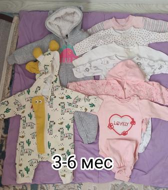 Комбинезон теплый 3-4 месяцев