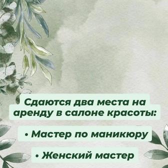 Аренда места в салоне