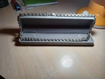 Продам серебряную мужскую цепь