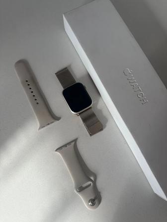 Часы Apple Watch Series 7 45мм starlight