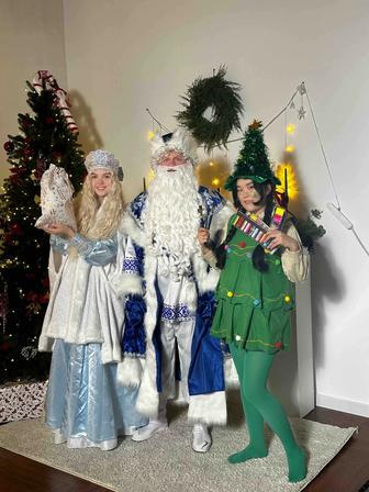 Дед Мороз и снегурочка!