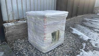 Будка деревянная новая утепленная