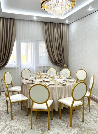 Аренда стол, стулья и посуды