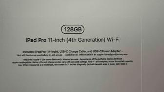 Продам IPad Pro 11 inch 128 Gb 4 generation WiFi