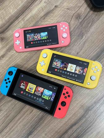 Прошитый Nintendo Switch Lite и Standart