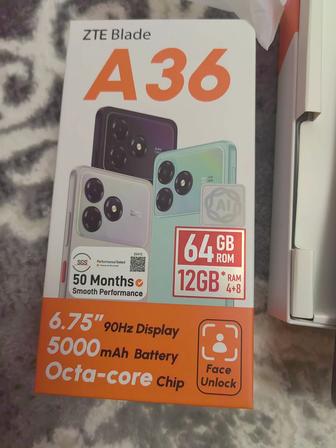 ZTE Blade A36 смартфоны сатылады