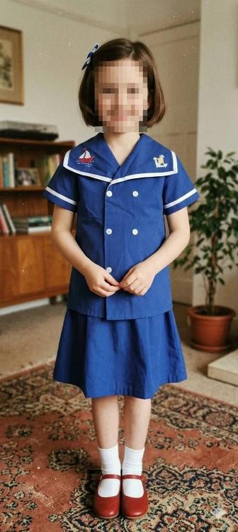 Винтажная матроска для девочки. КНР для СССР.