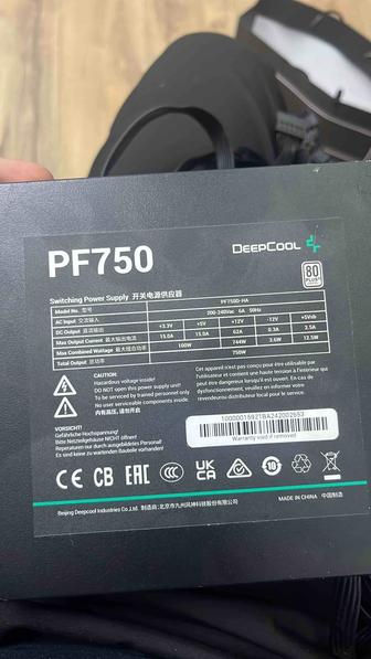 Продам блок питания DeepCool Pf750 80