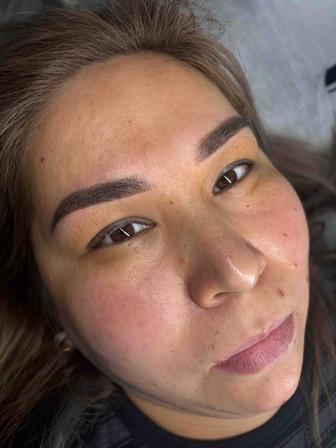 Перманентный макияж бровей и губ