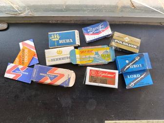 Раритетные лезвия винтаж ретро