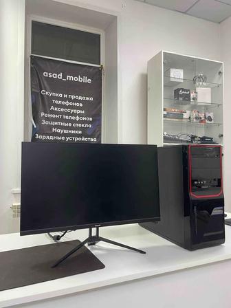 Системный блок с монитором