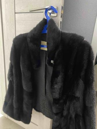 Норковая шуба короткая