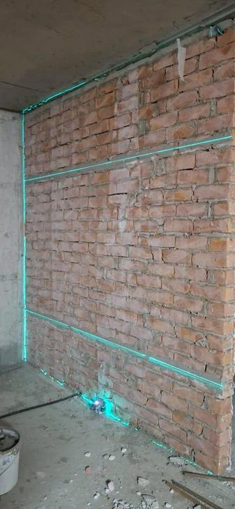 Установка маяков, штукатурка, откосы