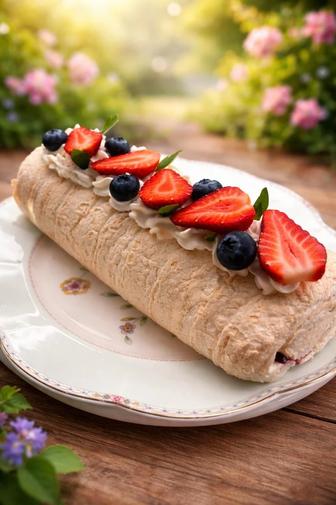 Меренговый рулет