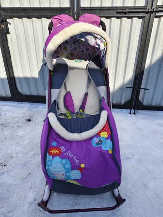 Продам санки-коляску Nika kids в хорошем состоянии.