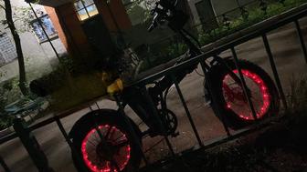 Электровелосипед eco wheels 800в 20 дюйм 2024 20 дюймов черный