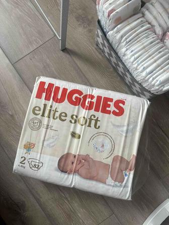 Подгузники Huggies elite soft 2