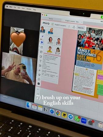 Ағылшын тілінен мектеп оқушыларына онлайн репетитор