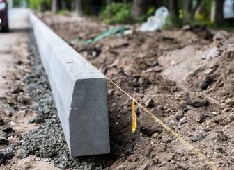 Монтаж установка бордюров и поребриков