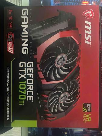 MSI GTX 1070TI Продам видеокарту