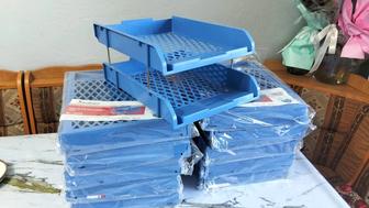 2 секций лоток для бумаги документы книги тетради журналы новый в упаковке