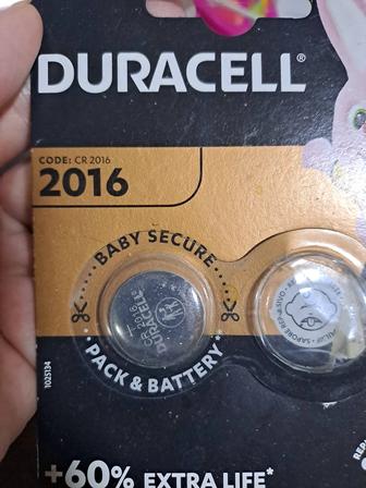 Батарейка Duracell cr 2016