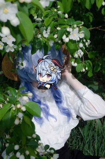 Парик Гуань юй из Genshin impact